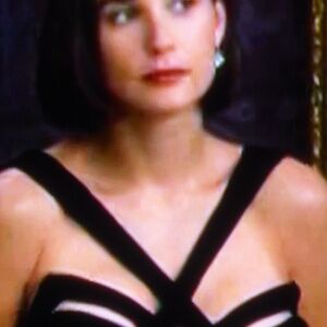 THE ICONIC INDECENT PROPOSAL DRESS .. This dress is famous.